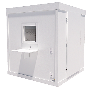 Cabine acústica com lã de rocha Royal Symphony  1,80 X 1,80 X 2,00 (L x C x A)