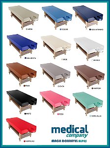 MACA PARA ESTÉTICA E SPA COM REGULAGEM DE ALTURA - ALPES - 80 CM de Largura - ESCADA BRINDE