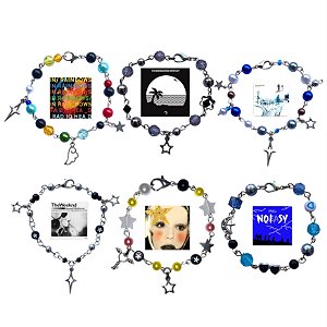 Pulseira personalizada inspirado em álbum
