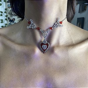 Colar vintage Gargantilha Gótica