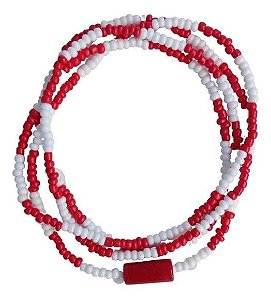 Guia De Proteção - Branca com vermelha - (Verificar tamanhos)