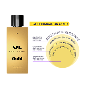 GL Embaixador Gold Desodorante Colônia.