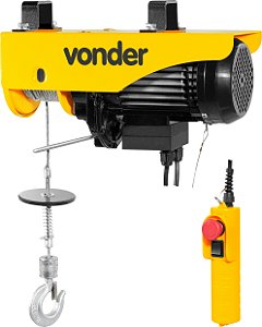 Guincho elétrico para 0,3 tonelada (0,3 tf) / 0,6 tonelada (0,6 tf) GEV 600 VONDER