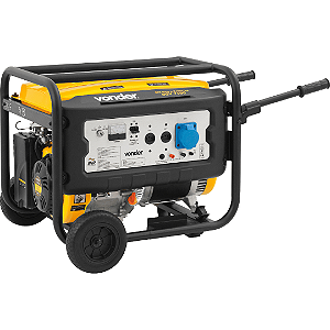 Gerador a gasolina 7.100 W bivolt 110 V/220 V GGV 7100  VONDER