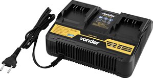 Carregador de bateria duplo 18 V linha interc ambiável carregamento rápido ICBV 1842 VONDER