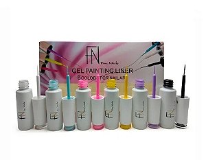 Esmalte em Gel Ponta Fina - Fan Nails - 12ml
