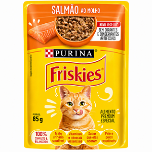 Friskies Sachê Salmão ao Molho 85g