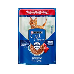 SACHE CAT CHOW CARNE 85G