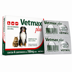 Vetmax Cães e Gatos - 4 comprimidos