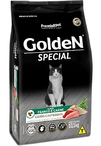 GOLDEN GATO CASTRADO SPECIAL CARNE E FRANGO 10,1KG