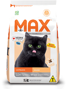 MAX CAT CASTRADO DE SALMÃO 3KG