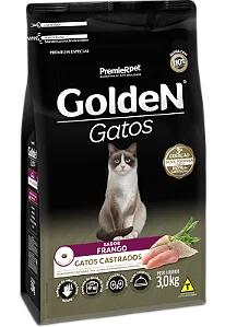 Golden Gato Adulto Castrado Frango 3kg