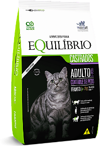 EQUILIBRIO GATO CASTRADO FRANGO 7,5KG