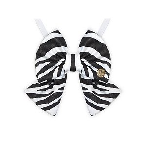 Borboleta Clássica Fêmea Zebra 1UN (Alt 6,5cm Larg 8,5cm Pescoço 20 a 50cm)