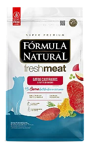 Fórmula Natural Fresh Meat Gato Castrado Carne 7kg