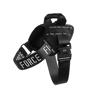 Peitoral Force preto para Cães med.