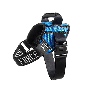 Peitoral Force azul para Cães gg
