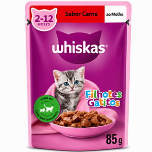 Whiskas Sache Filhote Carne 85g