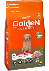 GOLDEN FORMULA CÃES FILHOTES FRANGO E ARROZ 15KG
