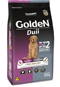 GOLDEN DUII CAES ADULTO  SALMÃO E CORDEIRO 10KG