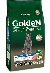 GOLDEN SELEÇÃO NATURAL CAES ADULTO FRANGO E BATATA DOCE 12KG