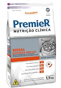 PREMIER GATOS RENAL ESTAGIO INICIAL 1,5KG