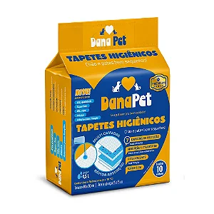 TAPETE HIGIENICO DANA PET 60X60 10UND