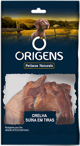 ORIGENS PETISCOS NATURAIS ORELHA SUINA EM TIRAS 50G