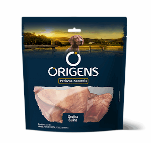 ORIGENS PETISCOS NATURAIS ORELHA SUINA 40G
