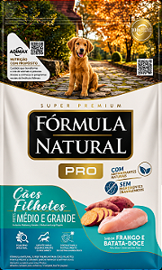 Fórmula Natural Pro Cães Filhote Porte Médio e Grande 15kg