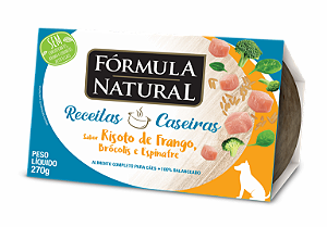 FORMULA NATURAL RECEITA CASEIRA CAES RISOTO DE FRANGO 270G