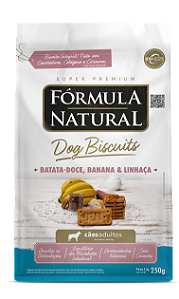 FORMULA NATURAL BISCUITS BATATA DOCE BANANA E LINHAÇA 250G