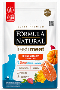 Fórmula Natural Fresh Meat Gato Castrado Salmão 1kg