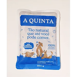 COMIDA NATURAL A QUINTA FRANGO COM CURCUMA 300G