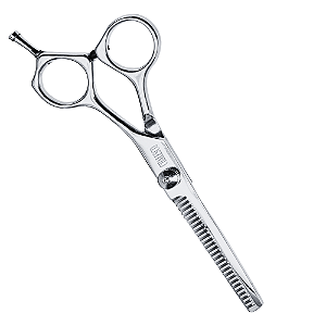 Tesoura fina dentada chalesco