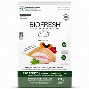 Biofresh Cães Adulto Raça Grande e Gigante 15kg