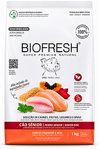 Biofresh Cães Senior Mini e Pequeno 3kg