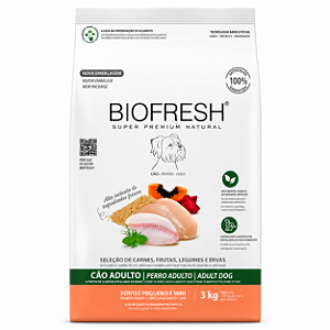 Biofresh Cães Adulto Mini e Pequeno 3kg
