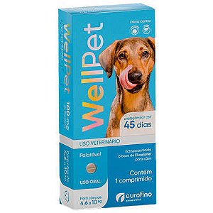 Wellpet 100mg (4,6 a 10 kg) - 1 comp