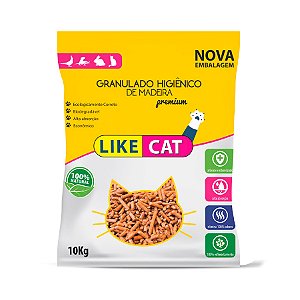 Granulado de Madeira Like Cat 10,1kg