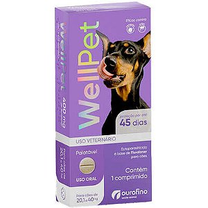 Wellpet 400mg (20 a 40kg) - 1 comp