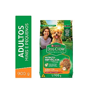 Dog Chow Extra Life Adultos Mini e Pequenos Carne e Frango 900g