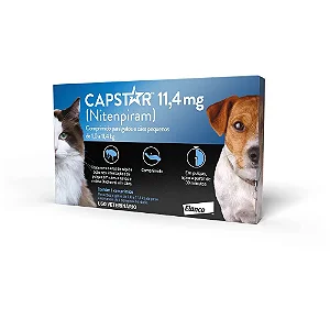 Capstar 11,4 mg 1 Compr Cães e Gato ate 11kg