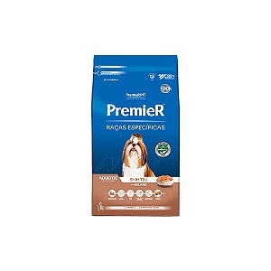 Premier Cães Shih Tzu Adulto Salmão 1kg