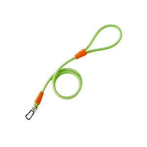 Zooghy Guia Acqua Wave Verde - Borracha Laranja - Revestimento em Silicone