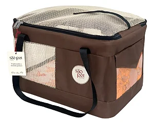Bolsa Aerialpet-lt Marrom 40x28x25cm