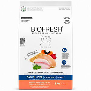 Biofresh Cão Filhote Porte Pequeno Mix Carne 3kg