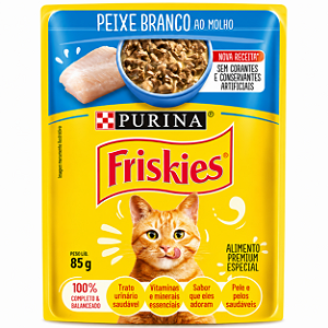 Friskies Sache Peixe Branco 85g
