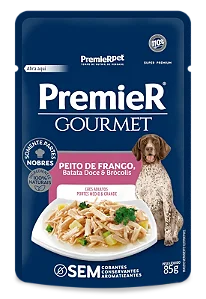 Premier Gourmet Cães Adulto Porte Medio  Frango 85g