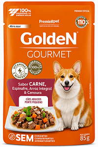 Golden Gourmet Cães Adulto Porte Pequeno Carne 85g